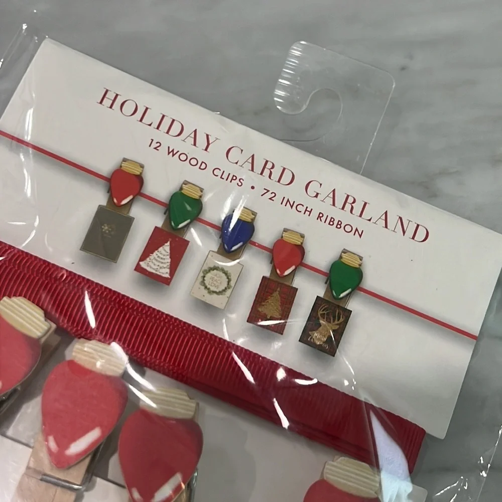 Holiday Card Garland (two)